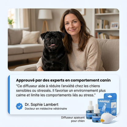Phéro-Calm® — Diffuseur Anti-Anxiété pour Chiens